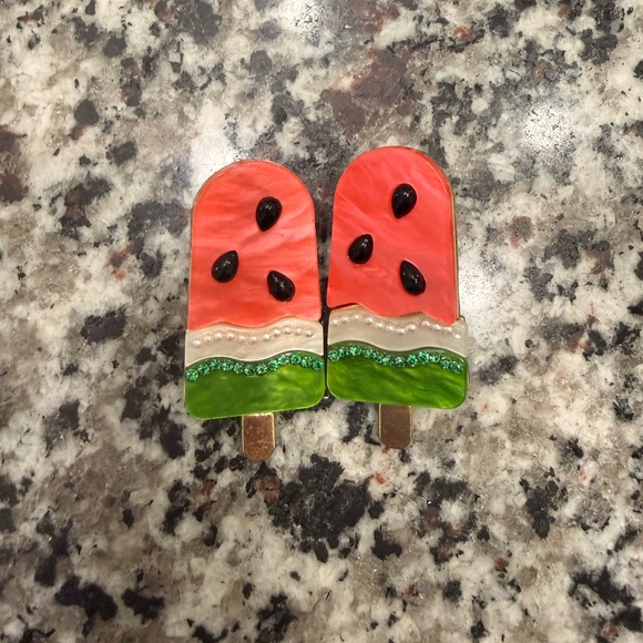 sugarfix Accessories - Watermelon Popsicle earrings